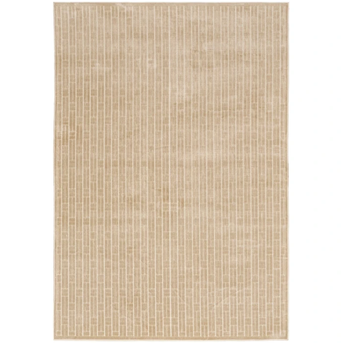 Nourison Washable Charm Beige Ivory WCH02 6 ft. X 9 ft. Rect. Rug