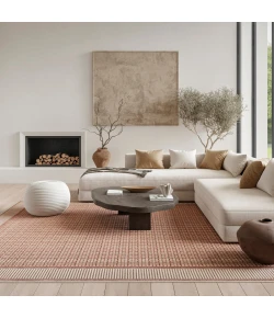 Nourison Home Nordic NRC03 Brick Ivory 8 ft. X 10 ft. Area Rug