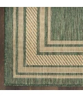 Nourison Horizon Indoor/Outdoor Green HOZ03 2 ft. X 6 ft. Rect. Rug