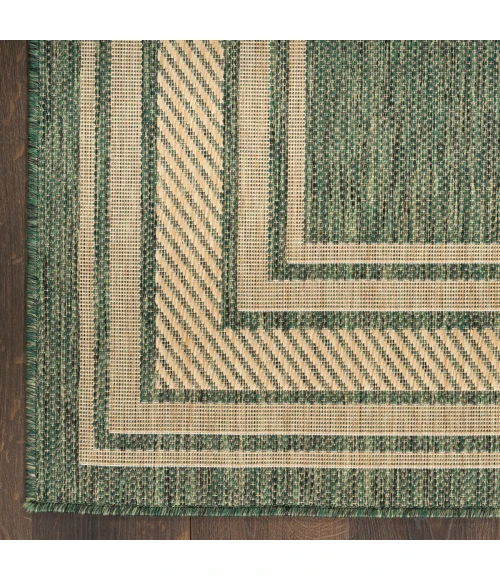 Nourison Horizon Indoor/Outdoor Green HOZ03 2 ft. X 6 ft. Rect. Rug