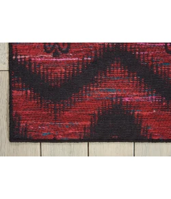 Nourison Home Spectrum Burgundy Black SPE01 2ft.6in. x 7ft.6in. Rect. Rug