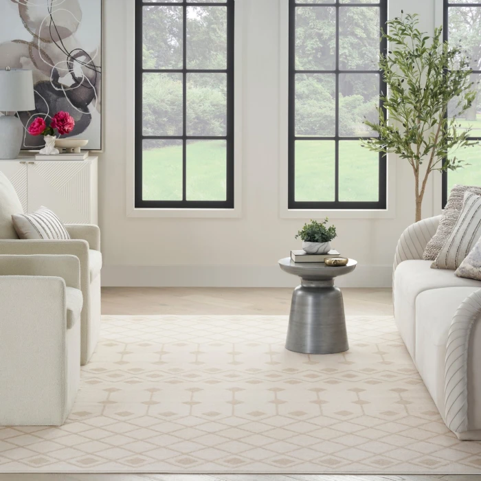 Nourison Grafix Ivory Beige GRF37 10 ft. X 14 ft. Rect. Rug