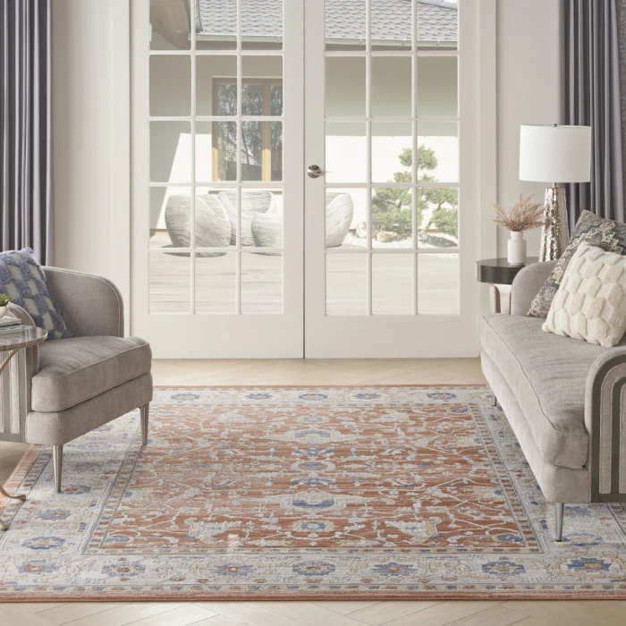 Nicole Curtis Series 4 Red SR402 9ft. x 12ft. Rect. Rug