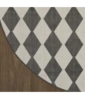 Nourison Positano Black POS04 10ft. Round Rug