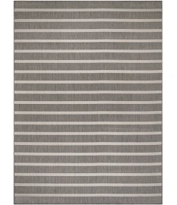 Nourison Positano Charcoal Ivory POS03 12ft. x 15ft. Rect. Rug