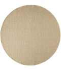 Nourison Tulum Taupe TLM02 8 ft. X Round Rug