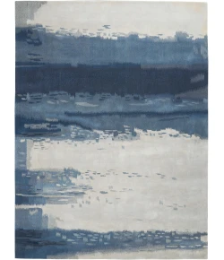 Calvin Klein Home Luster Wash Navy SW17 8ft.3in. x 11ft. Rect. Rug