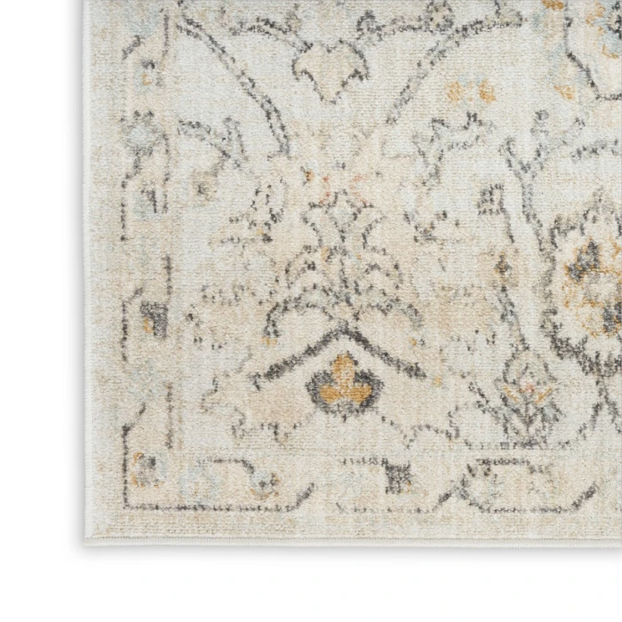 Nourison Oushak Home Grey OUS01 9 ft. X 12 ft. Rect. Rug