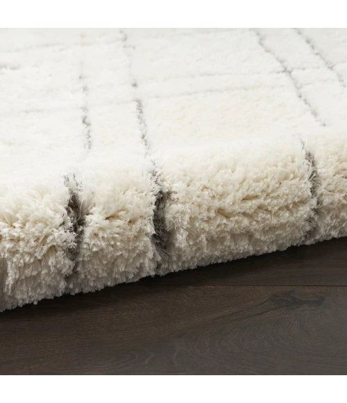 Nourison Home Dreamy Shag Cream / Ivory DRS07 4ft. x 6ft. Rect. Rug