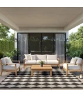 Nourison Positano Black POS04 10ft. Square Rug