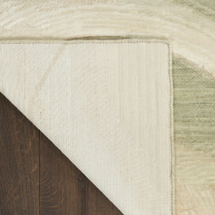 Nourison Brushlight Beige Grey BRL03 2ft. x 2ft. 9in. Rect. Rug