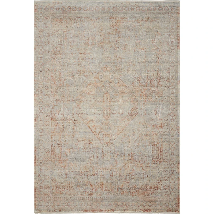 Nourison Home Lustrous Weave Grey LUW02 5ft.3in. x 7ft.9in. Rect. Rug