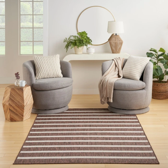 Nourison Positano Natural Ivory POS03 7 ft. X 10 ft. Rect. Rug