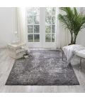 Nourison Silk Shadows Graphite SHA14 6 ft. X 8 ft. Rect. Rug