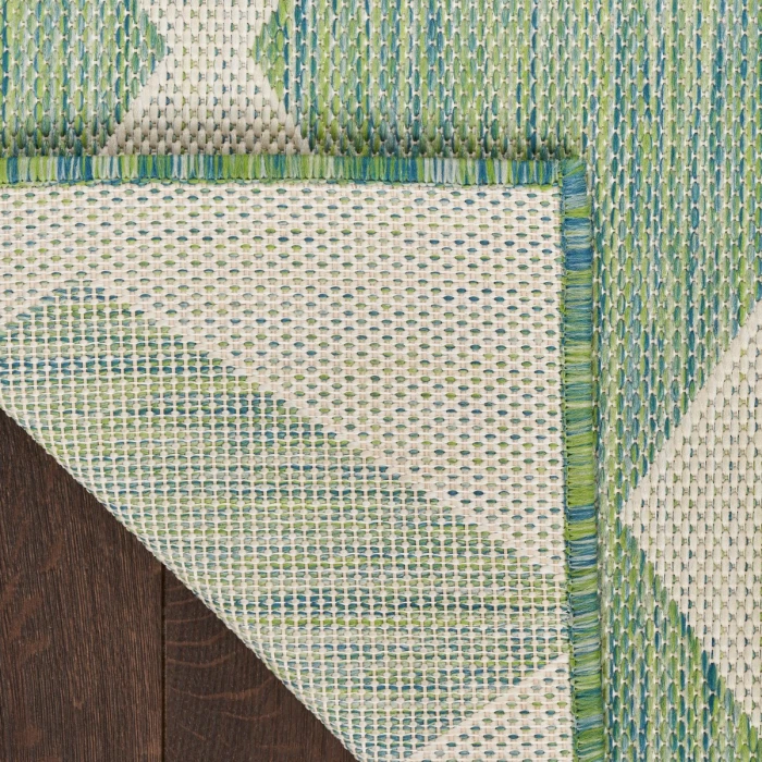 Nourison Positano Blue Green POS04 5 ft. X 7 ft. Rect. Rug
