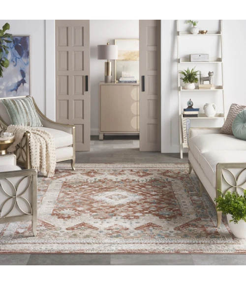 Nourison Home Thalia Red THL04 9ft. x 12ft. Rect. Rug