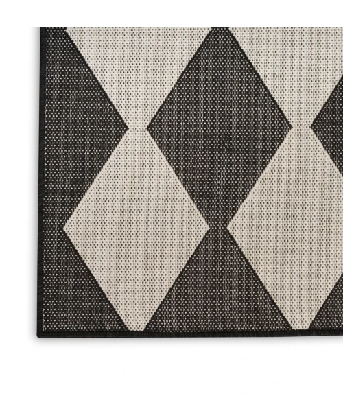 Nourison Positano Black POS04 8 ft. X 10 ft. Rect. Rug