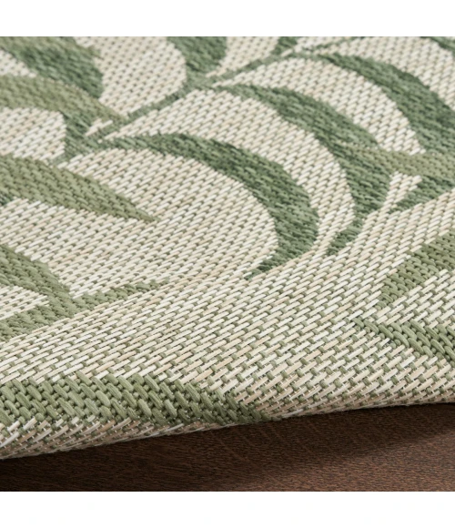 Nourison Garden Oasis Ivory Green GOA01 2 ft. X 8 ft. Rect. Rug