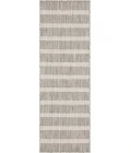 Nourison Positano Grey Ivory POS03 2 ft. X 6 ft. Rect. Rug