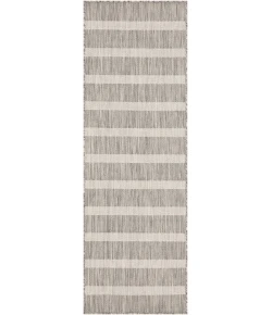 Nourison Home Positano POS03 Grey Ivory 2 ft. X 6 ft. Area Rug