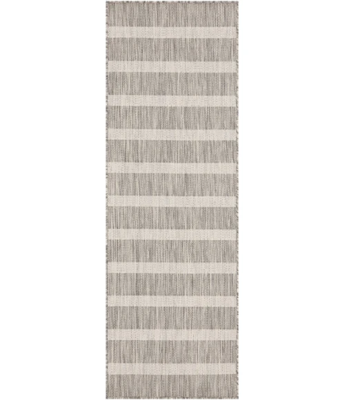 Nourison Positano Grey Ivory POS03 2 ft. X 6 ft. Rect. Rug
