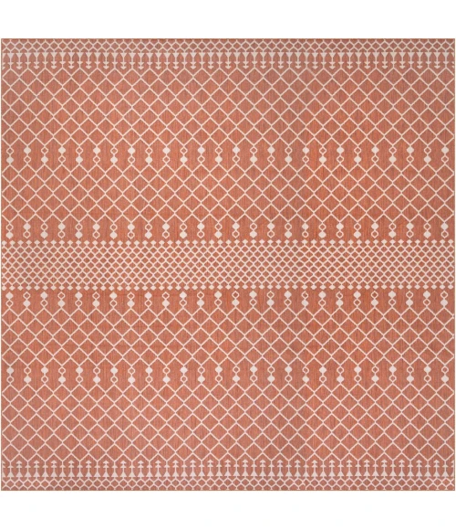 Nourison Positano Terracotta POS02 8ft. Square Rug