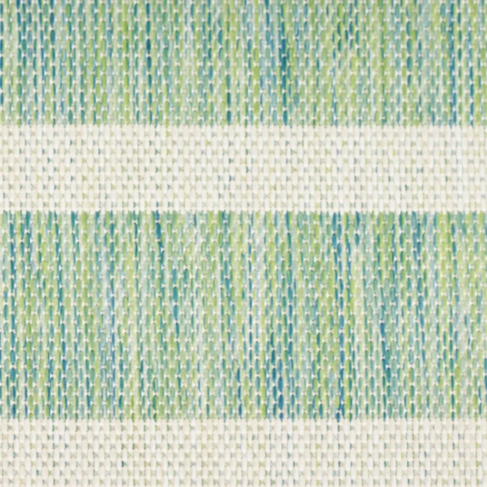Nourison Positano Blue Green Ivory POS03 8 ft. X Round Rug