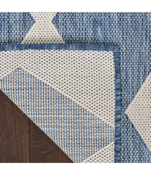 Nourison Positano Navy Blue POS04 2 ft. X 6 ft. Rect. Rug