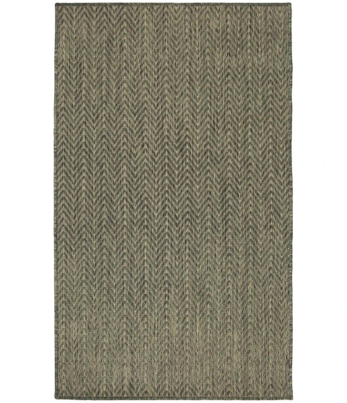 Nourison Horizon Indoor/Outdoor Green HOZ02 3 ft. X 5 ft. Rect. Rug