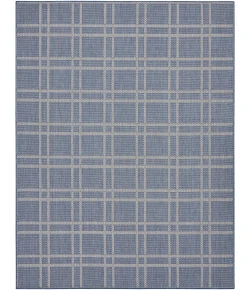 Nourison Home Horizon Indoor/Outdoor Blue HOZ04 8ft. x 10ft. Rect. Rug