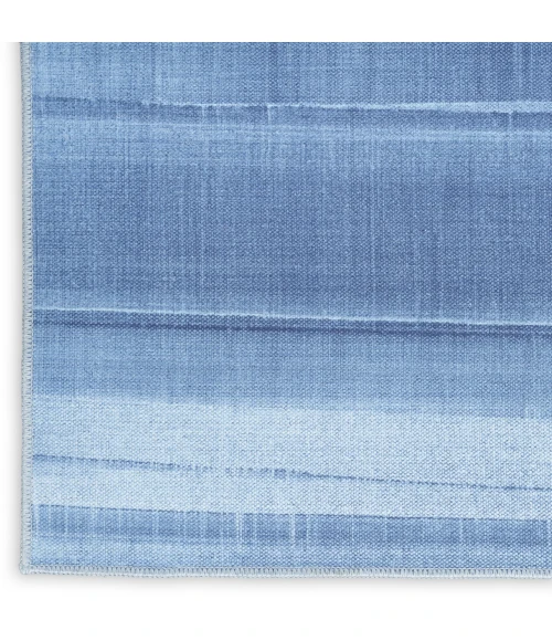 Nourison Launder Aqua LDR01 2ft.8in. x 4ft. Rect. Rug