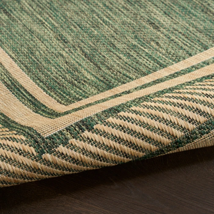 Nourison Horizon Indoor/Outdoor Green HOZ03 2 ft. 2 in. X 8 ft. Rect. Rug