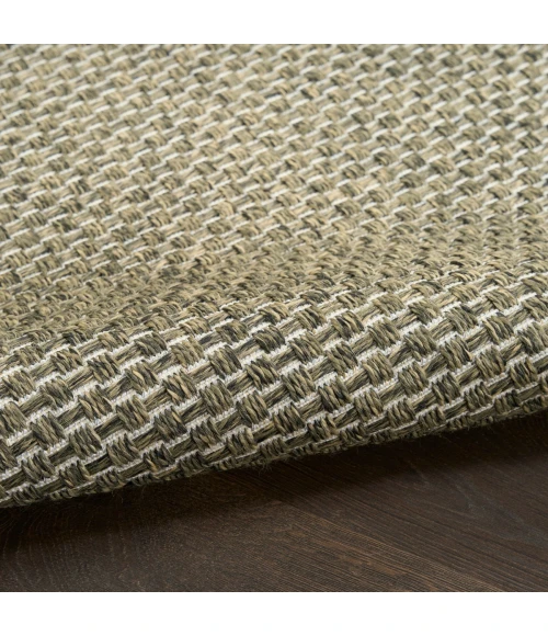 Nourison Tulum Olive TLM03 8 ft. X Round Rug