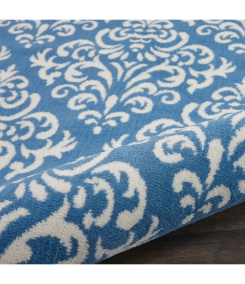 Nourison Grafix Blue GRF06 3ft.9in. x 5ft.9in. Rect. Rug