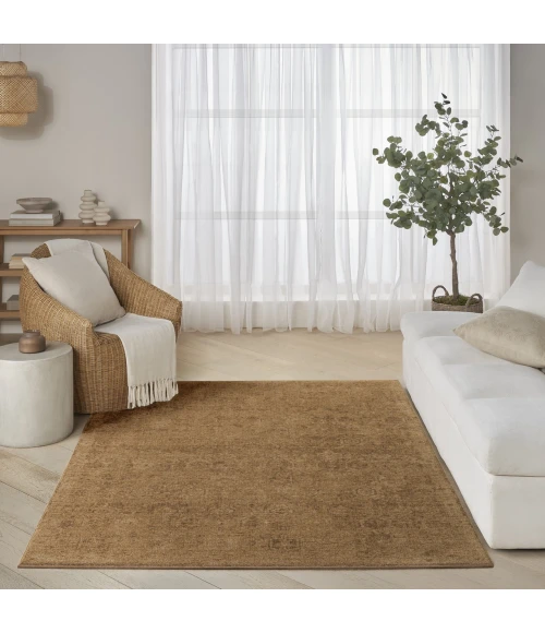 DKNY Pure Shades Brown SAD01 5ft.3in. x 7ft.8in. Rect. Rug