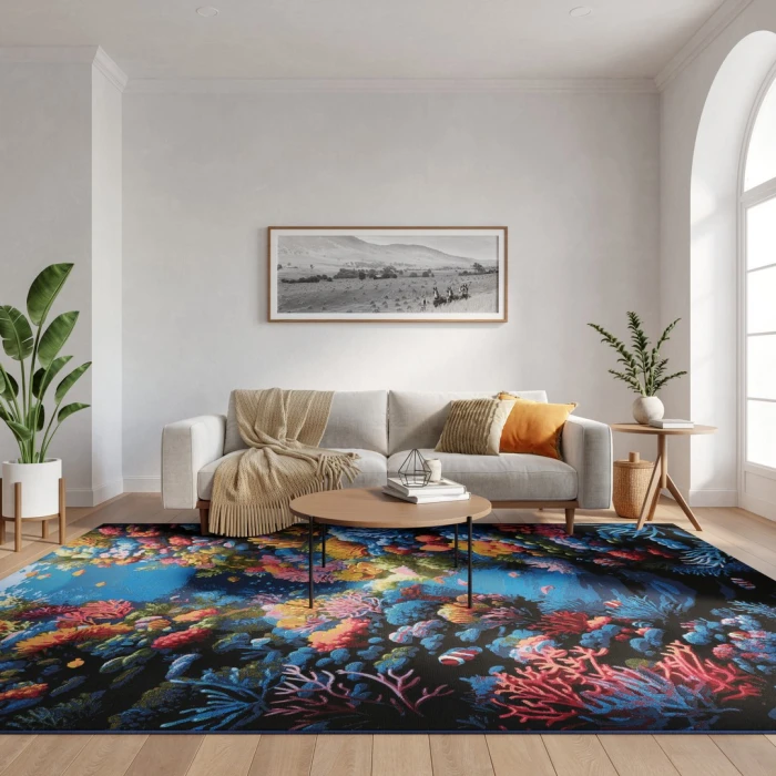 Nourison Color Splash Multicolor CSP03 9ft. x 12ft. Rect. Rug