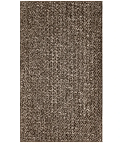 Nourison Tulum Brown TLM02 3 ft. X 5 ft. Rect. Rug