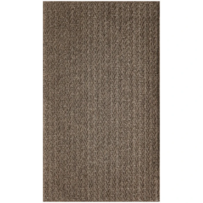 Nourison Tulum Brown TLM02 3 ft. X 5 ft. Rect. Rug