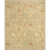 Nourison Home Antique Bloom Green ANB02 8ft. x 10ft. Rect. Rug