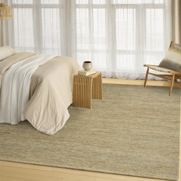 Nourison Pure Cord Dusty Sage COD01 8ft. x 10ft. Rect. Rug