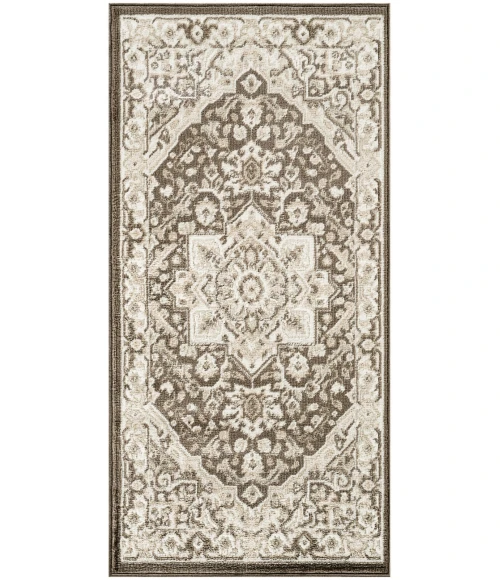 Nourison Dekor Brown Ivory DEK08 2 ft. x 4 ft. Rect. Rug