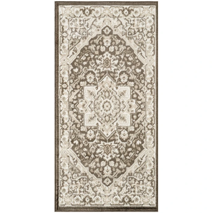 Nourison Dekor Brown Ivory DEK08 2 ft. x 4 ft. Rect. Rug