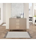 Nourison Paxton Grey Ivory PAX06 2ft.2in. x 4ft.5in. Rect. Rug