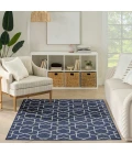 Nourison Horizon Indoor/Outdoor Navy HOZ01 4 ft. X 6 ft. Rect. Rug