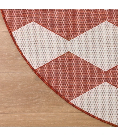 Nourison Positano Terrain POS04 8 ft. X Round Rug