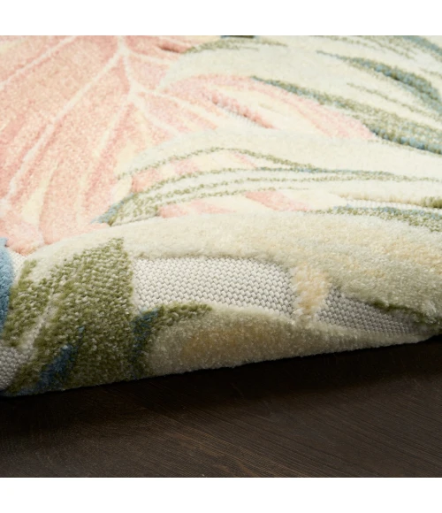Nourison Aloha Ivory Green ALH43 5 ft. 3 in. X 7 ft. 5 in. Rect. Rug