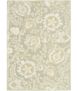 Nourison Home Aloha ALH17 Ivory Sage 5 ft. 3 in. X 7 ft. 5 in. Area Rug