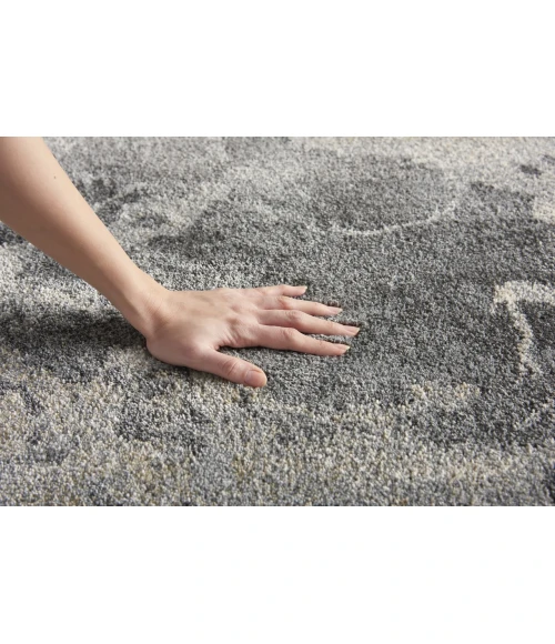 Nourison Home Fusion Grey FSS16 7ft.10in. x 10ft.6in. Rect. Rug