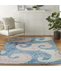 Nourison Jubilant Blue JUB13 4ft. x 6ft. Rect. Rug