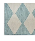 Nourison Positano Aqua POS04 2 ft. 2 in. X 10 ft. Rect. Rug